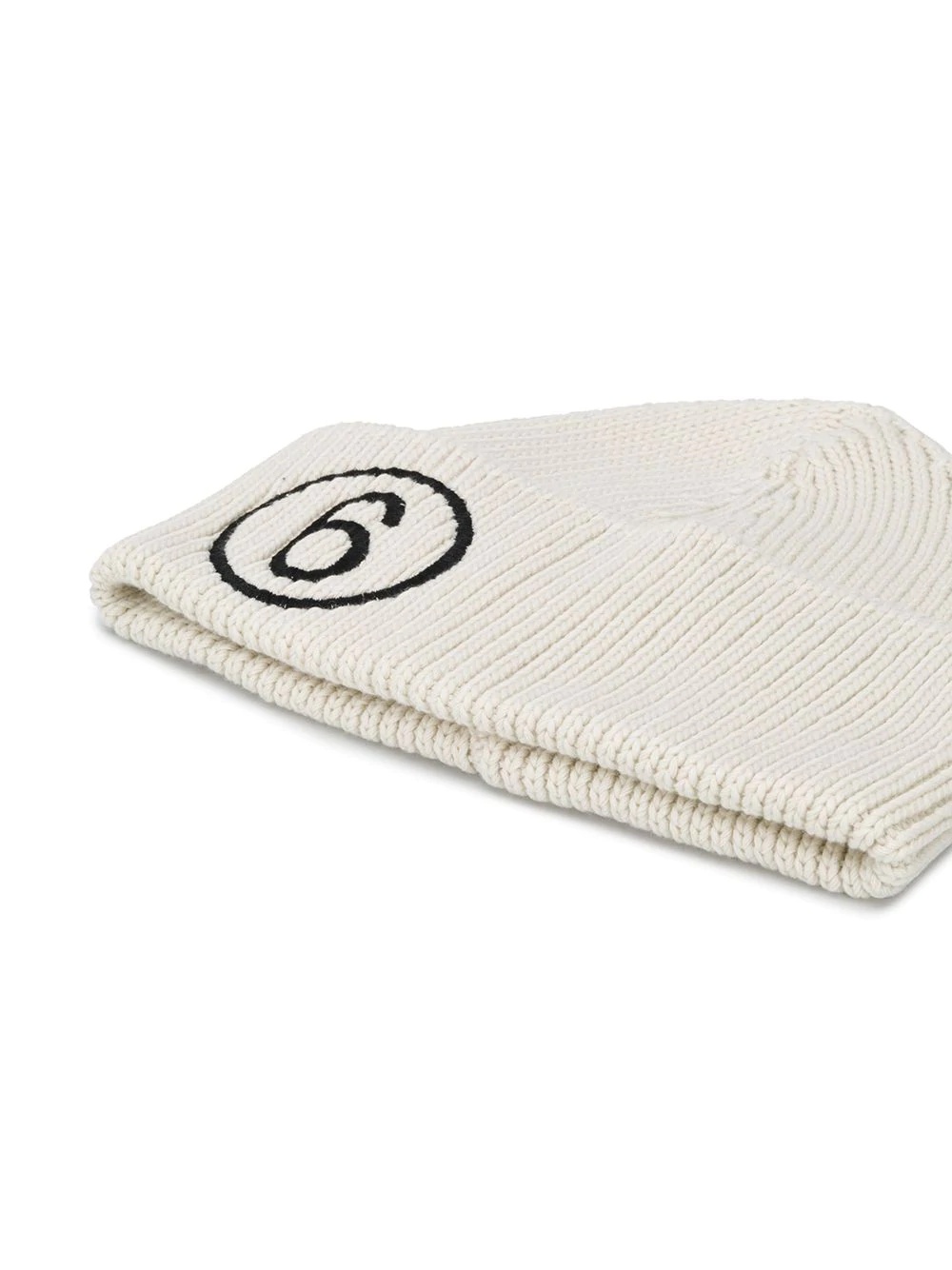 embroidered number beanie - 2