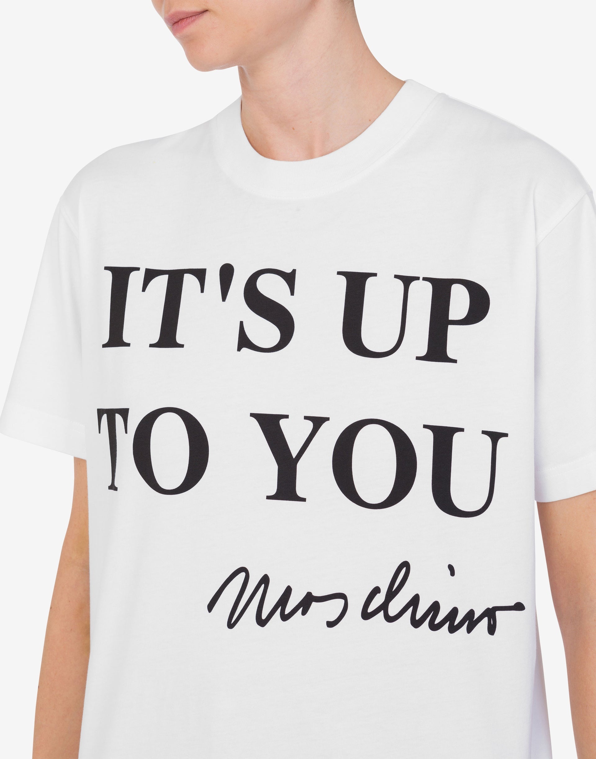 ORGANIC JERSEY T-SHIRT IT'S UP TO YOU - 3