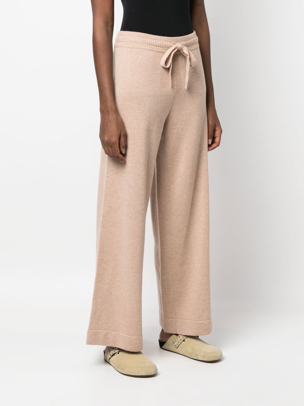 Frederique wide-leg knitted trousers - 3