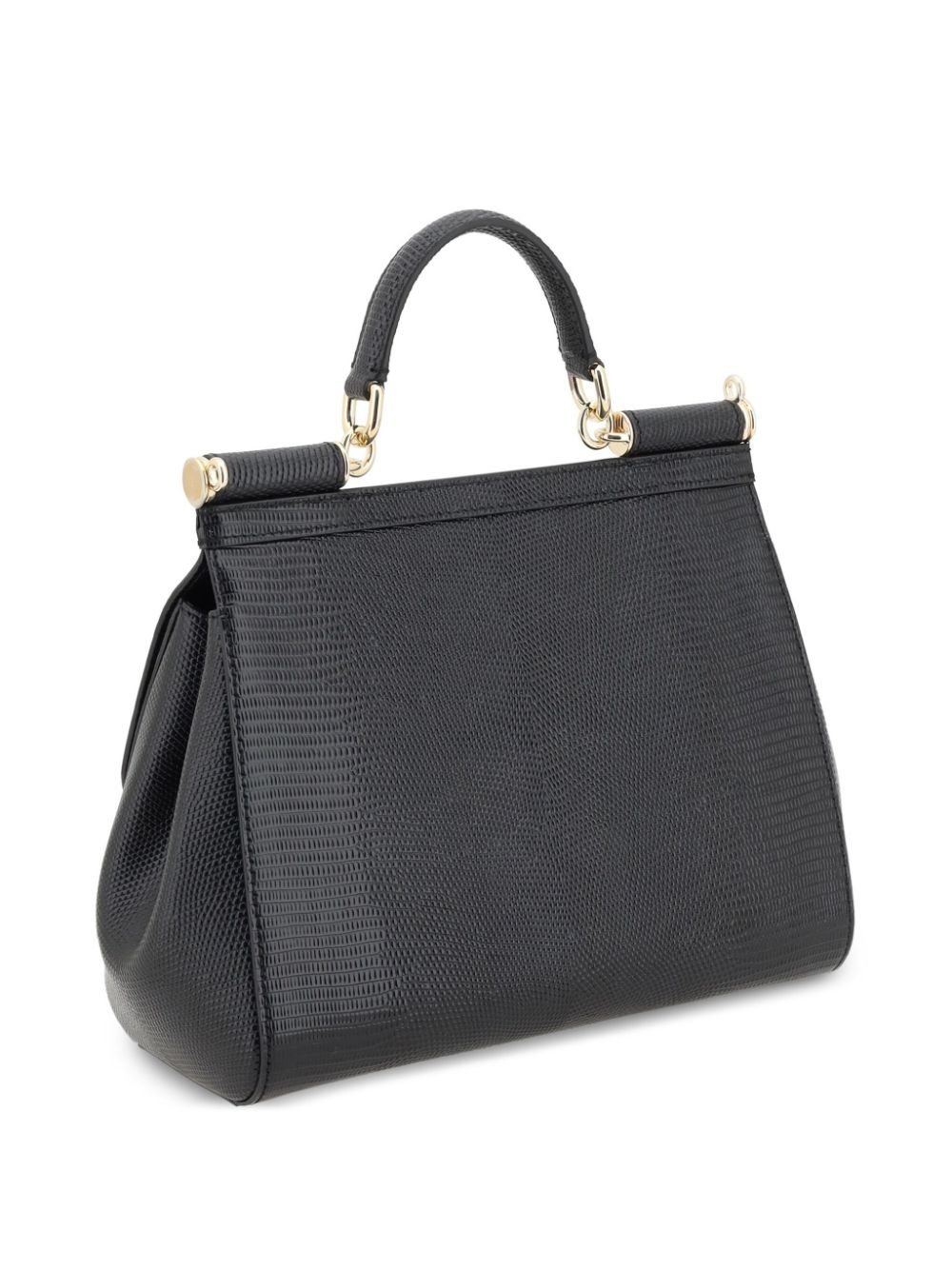 medium Black Sicily shoulder bag - 2