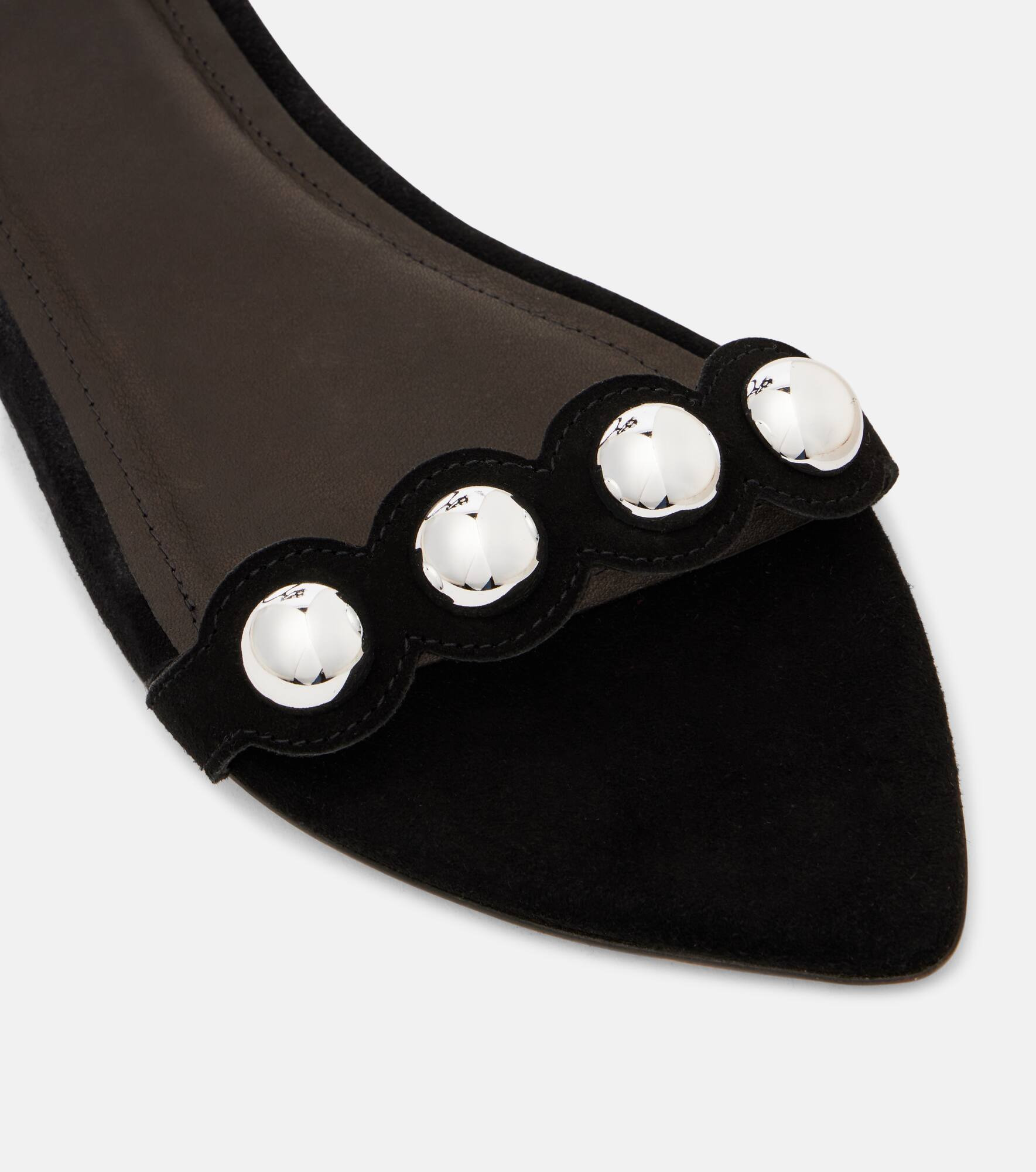 Aselda studded suede sandals - 5