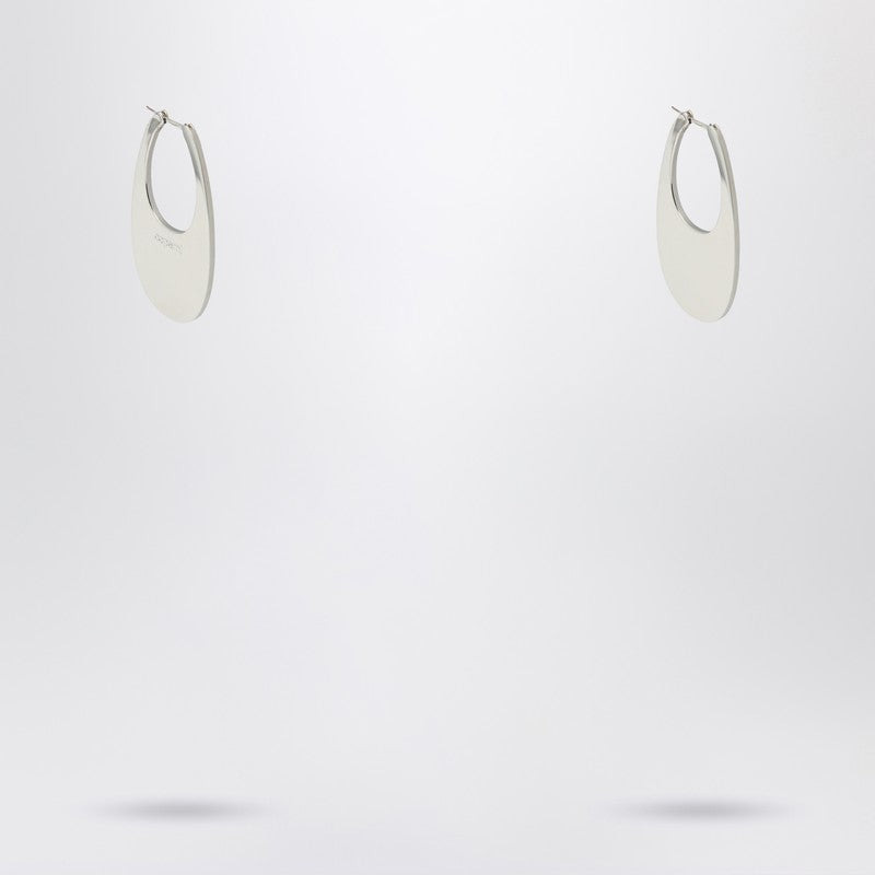 LARGE SILVER SWIPE EARRINGS - 2