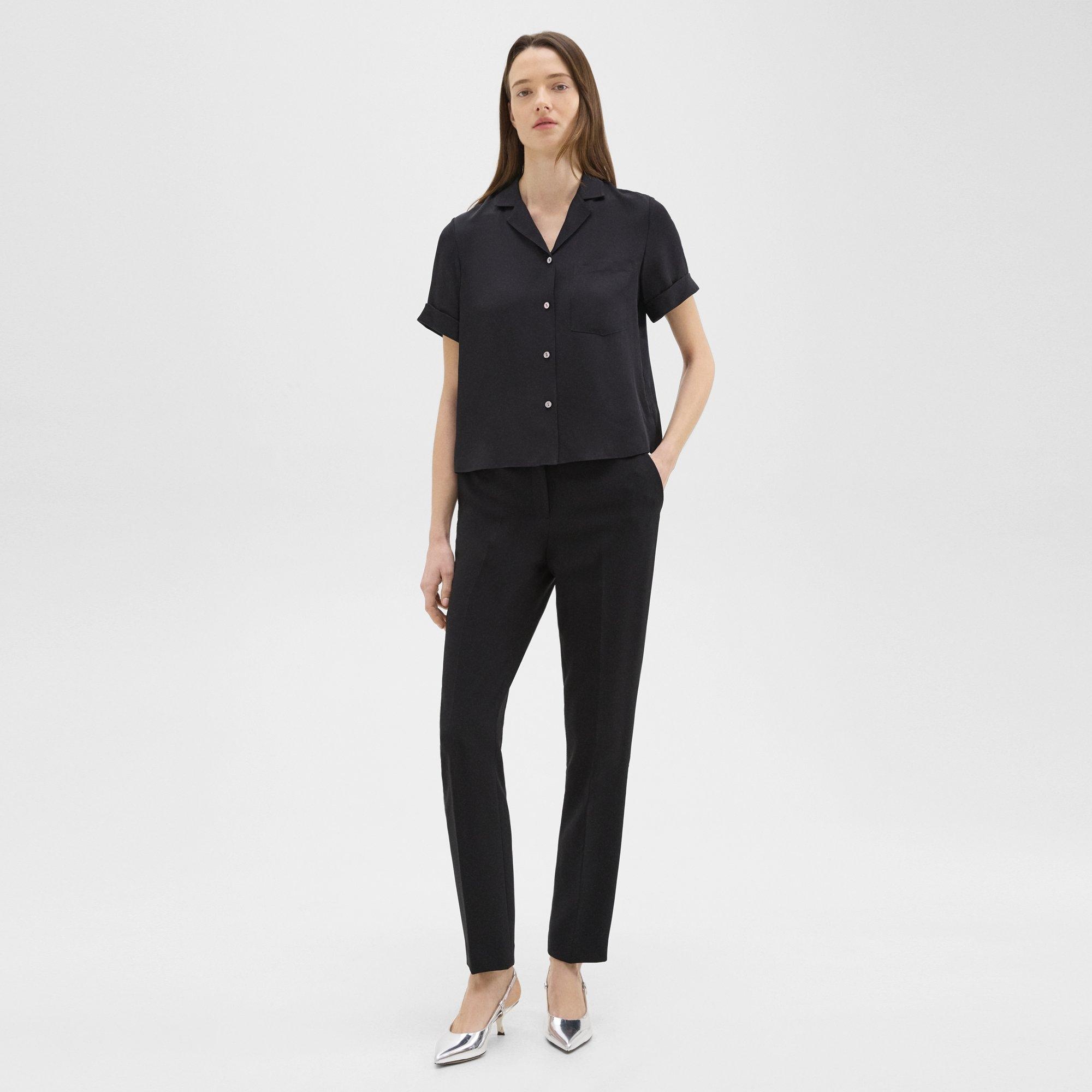 Camp Shirt in Silk Georgette - 6