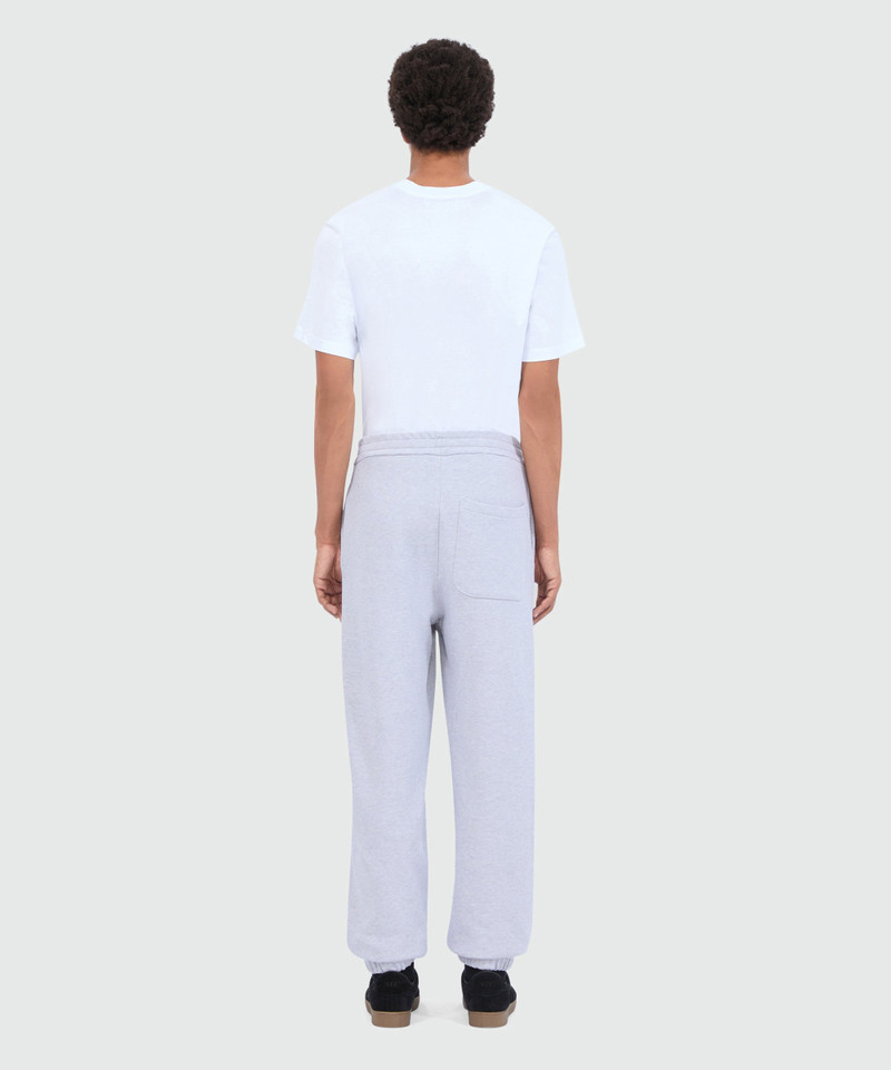 Grey melange joggers with "Follow the Rabbit®" embroidery 3