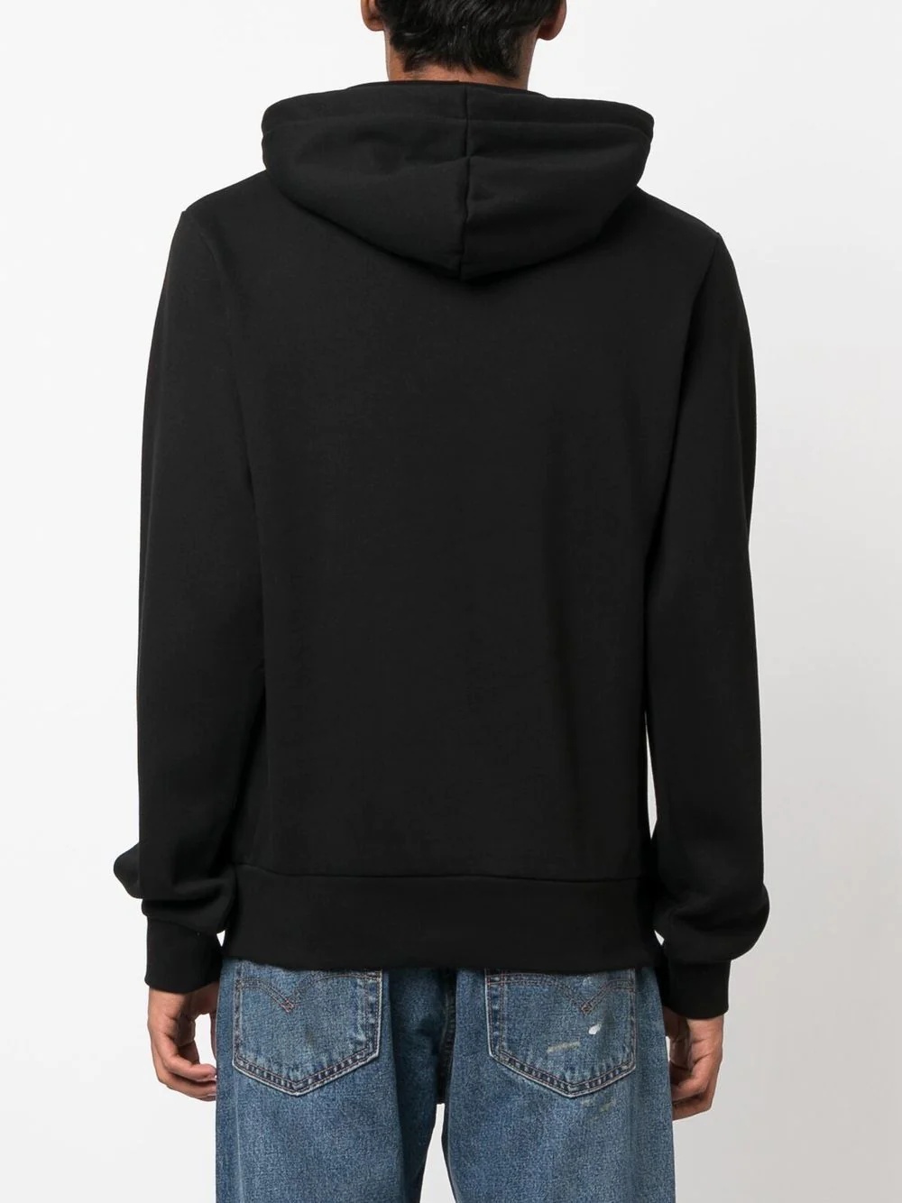 appliqué-logo long-sleeve hoodie - 4