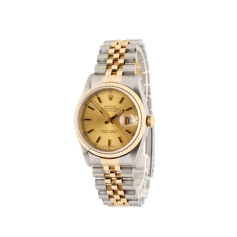 Rolex Datejust 36 Ref 16233 Steel & Gold - 2
