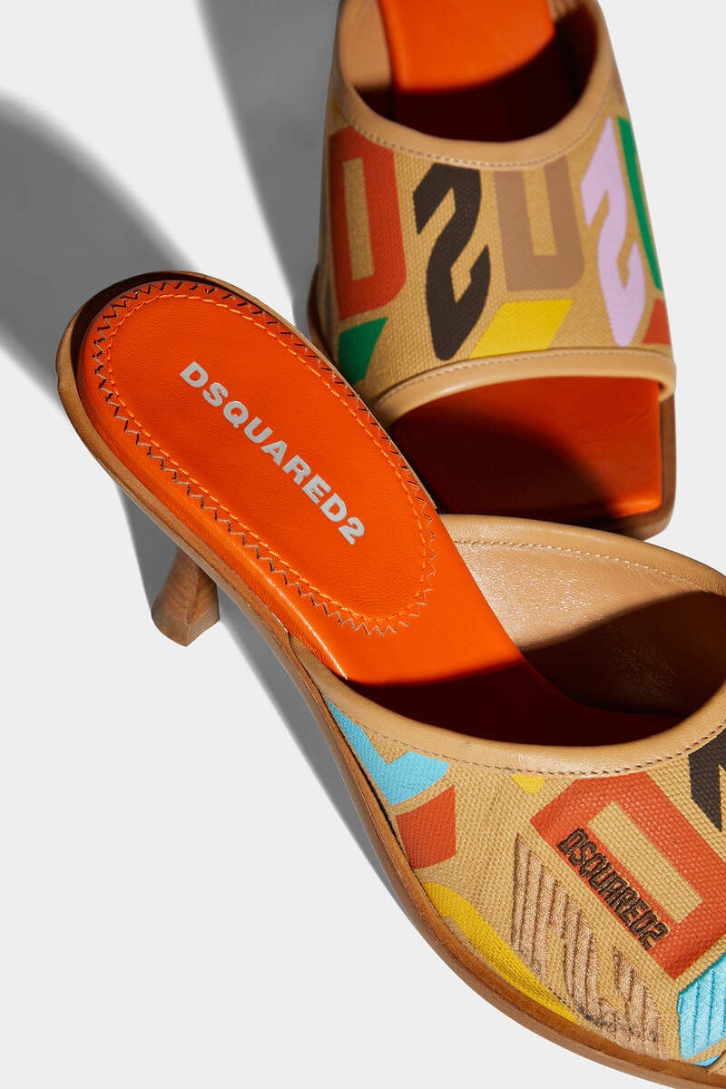 D2 MONOGRAM SANDALS - 5