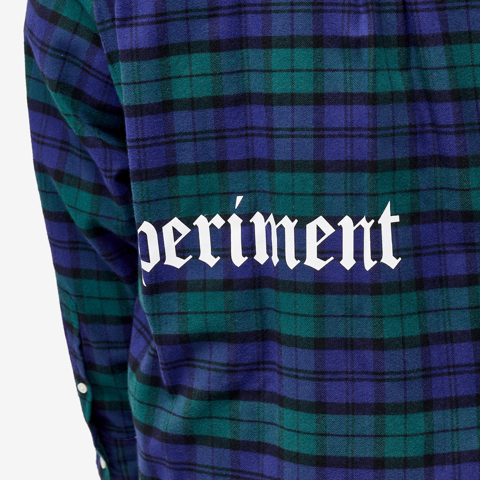 Uniform Experiment Gothic Logo Flannel Shirt - 5