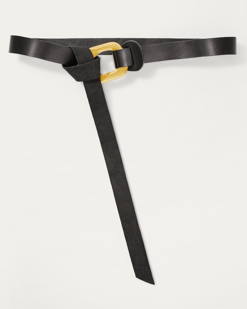 Ines Leather Tie Belt 1