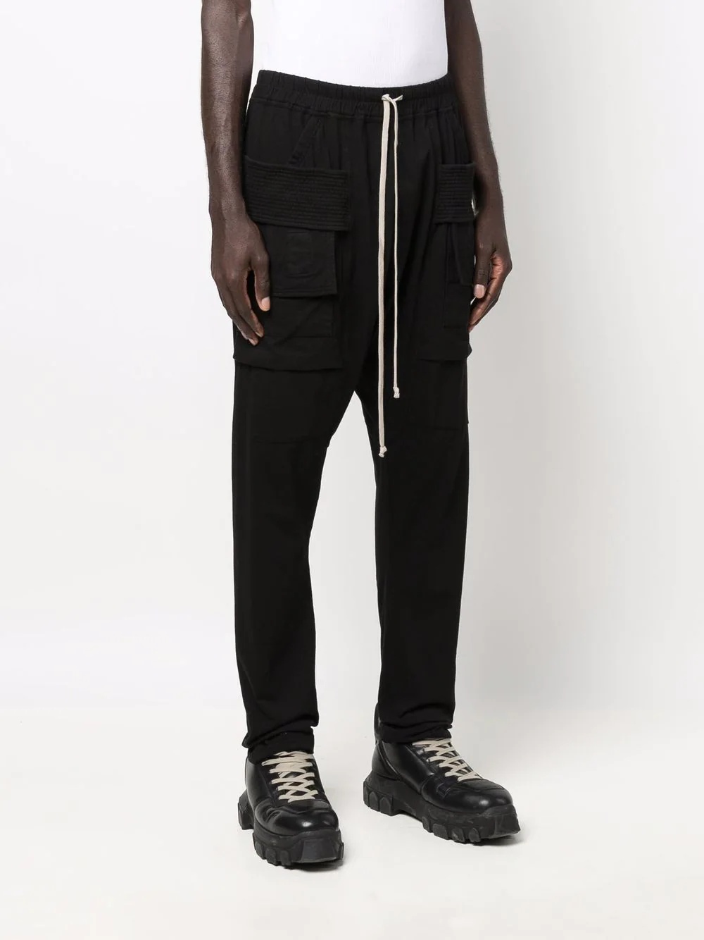 cargo-pocket track pants - 3