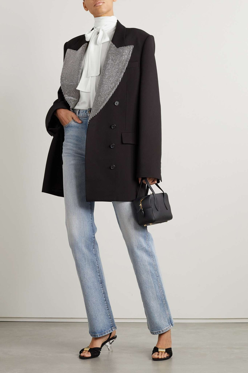 KHAITE Tash pussy-bow silk-chiffon blouse outlook