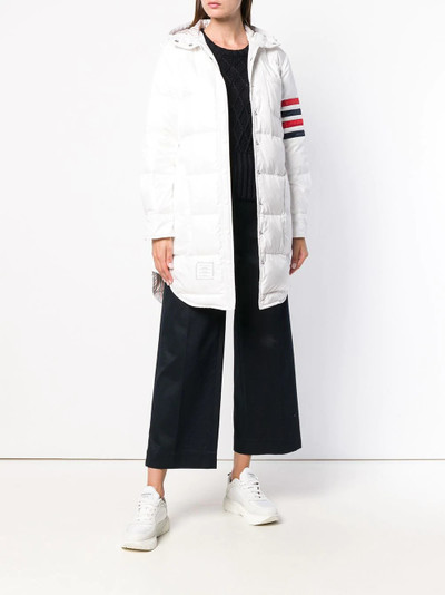 Thom Browne Hooded Down Ripstop Shirtdress outlook