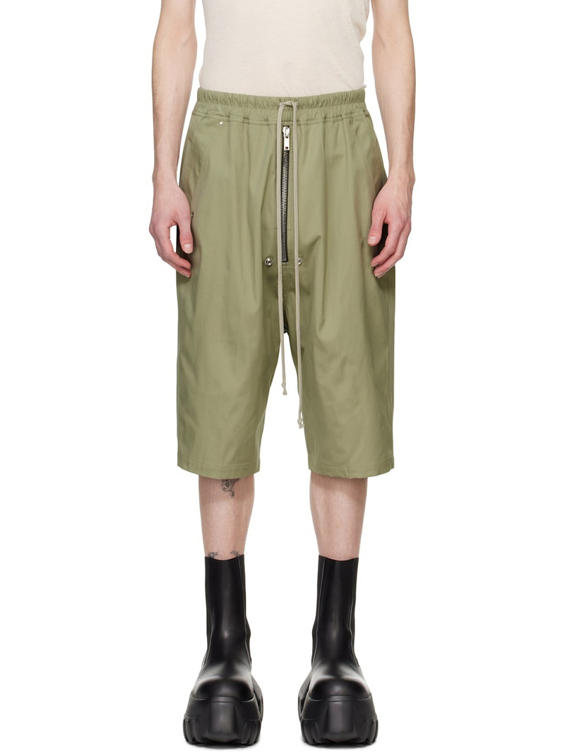 Green Hollywood Cargobela Shorts - 1