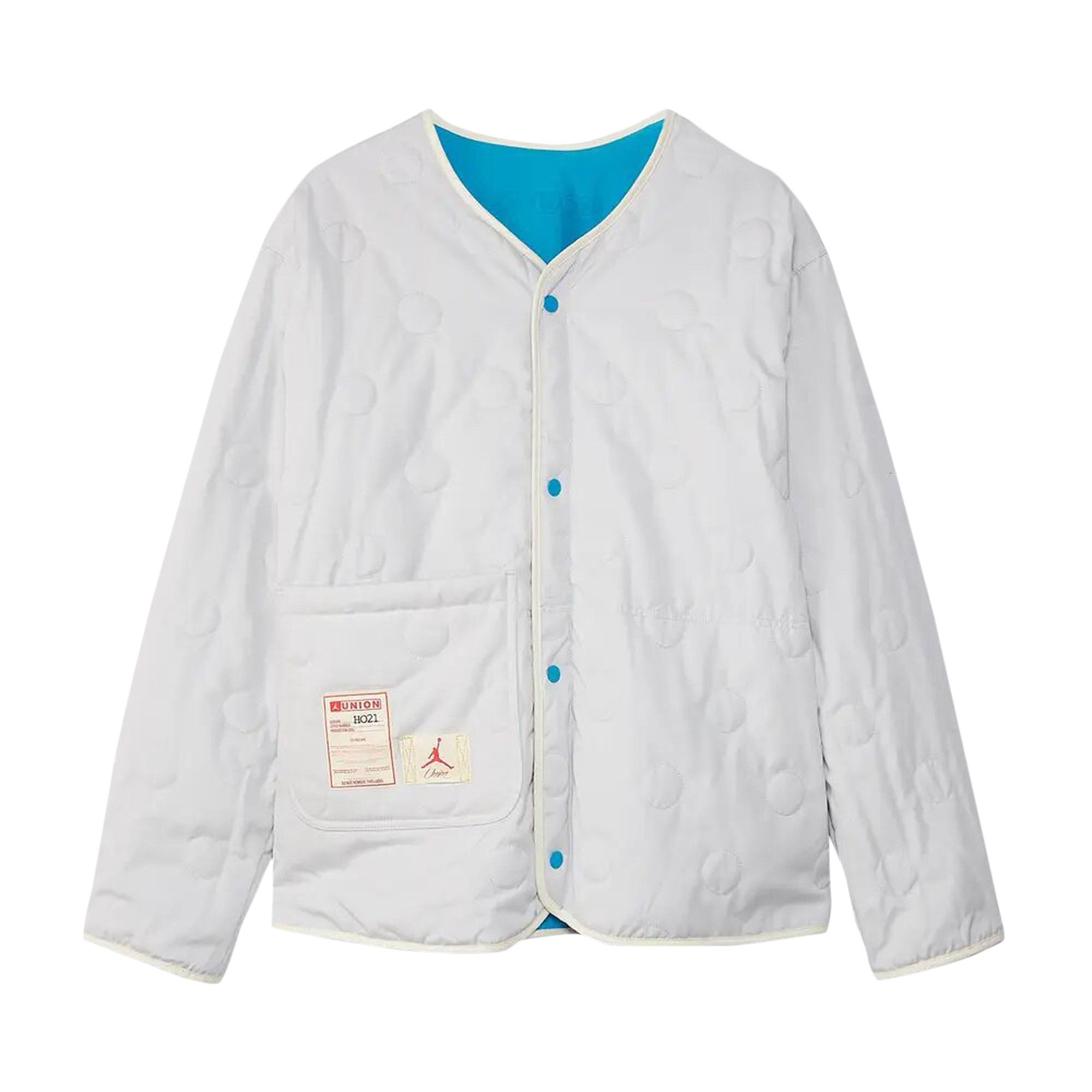 Air Jordan x Union LA Liner Jacket 'Equator Blue/Photon Dust' - 2