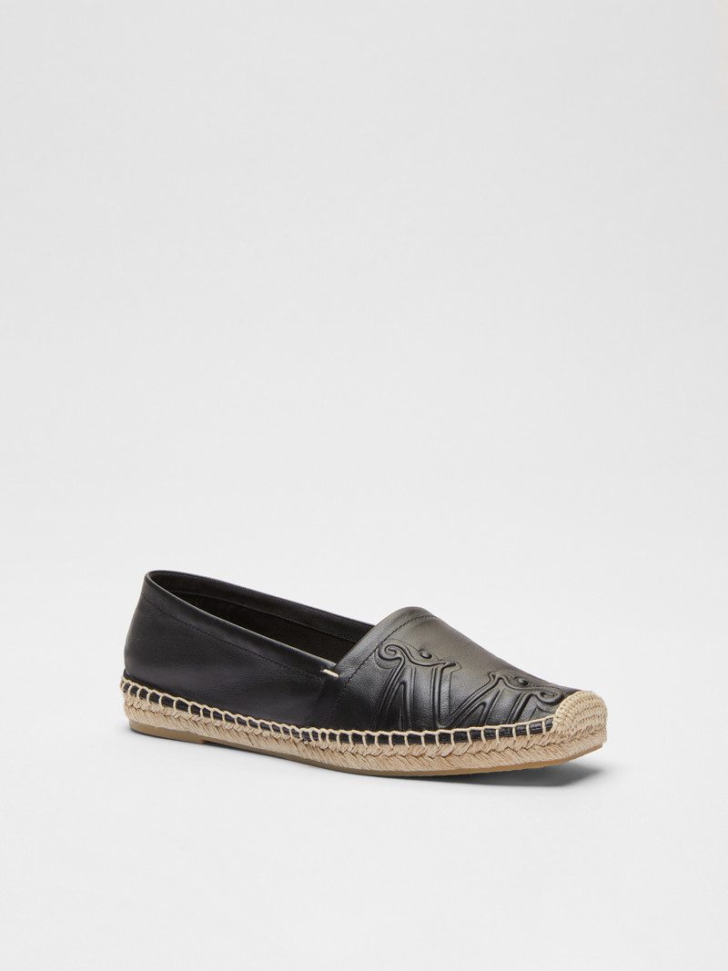 Max Mara ELI Nappa leather espadrilles outlook