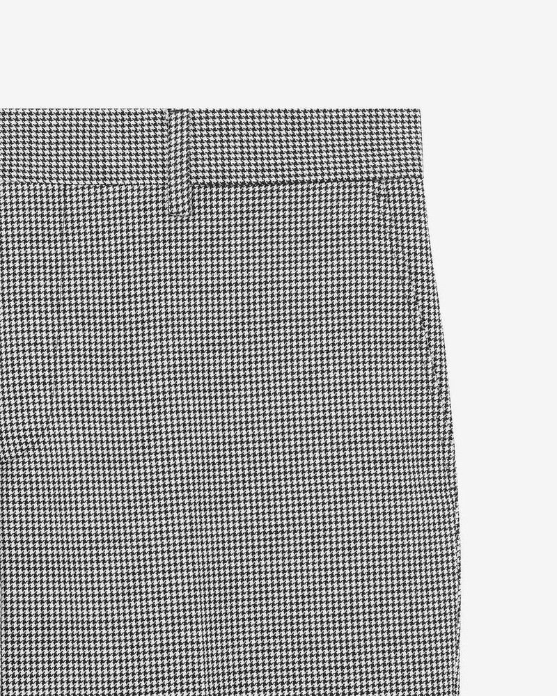 BLACK AND WHITE HOUNDSTOOTH TAILORED SUIT PANTS 6