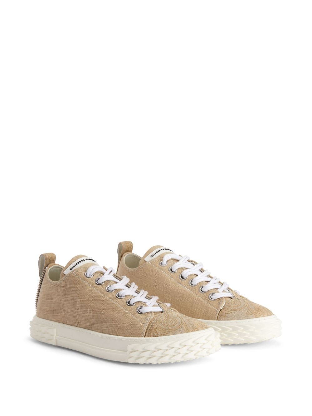 Nicky graphic-print lace-up sneakers - 2