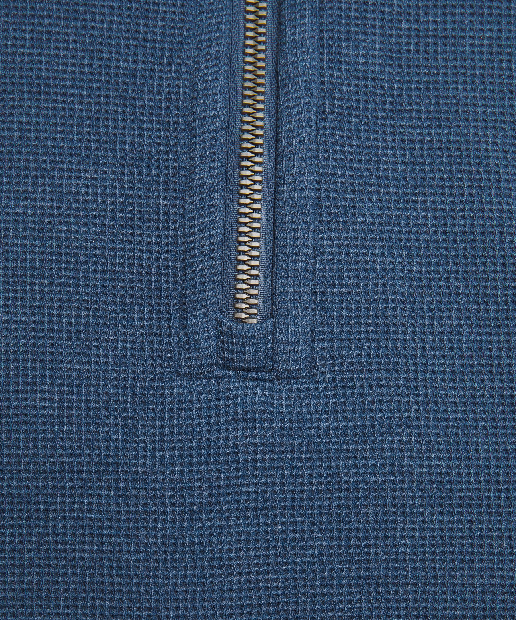 Scuba Cropped Funnel-Neck Half Zip *Waffle - 9