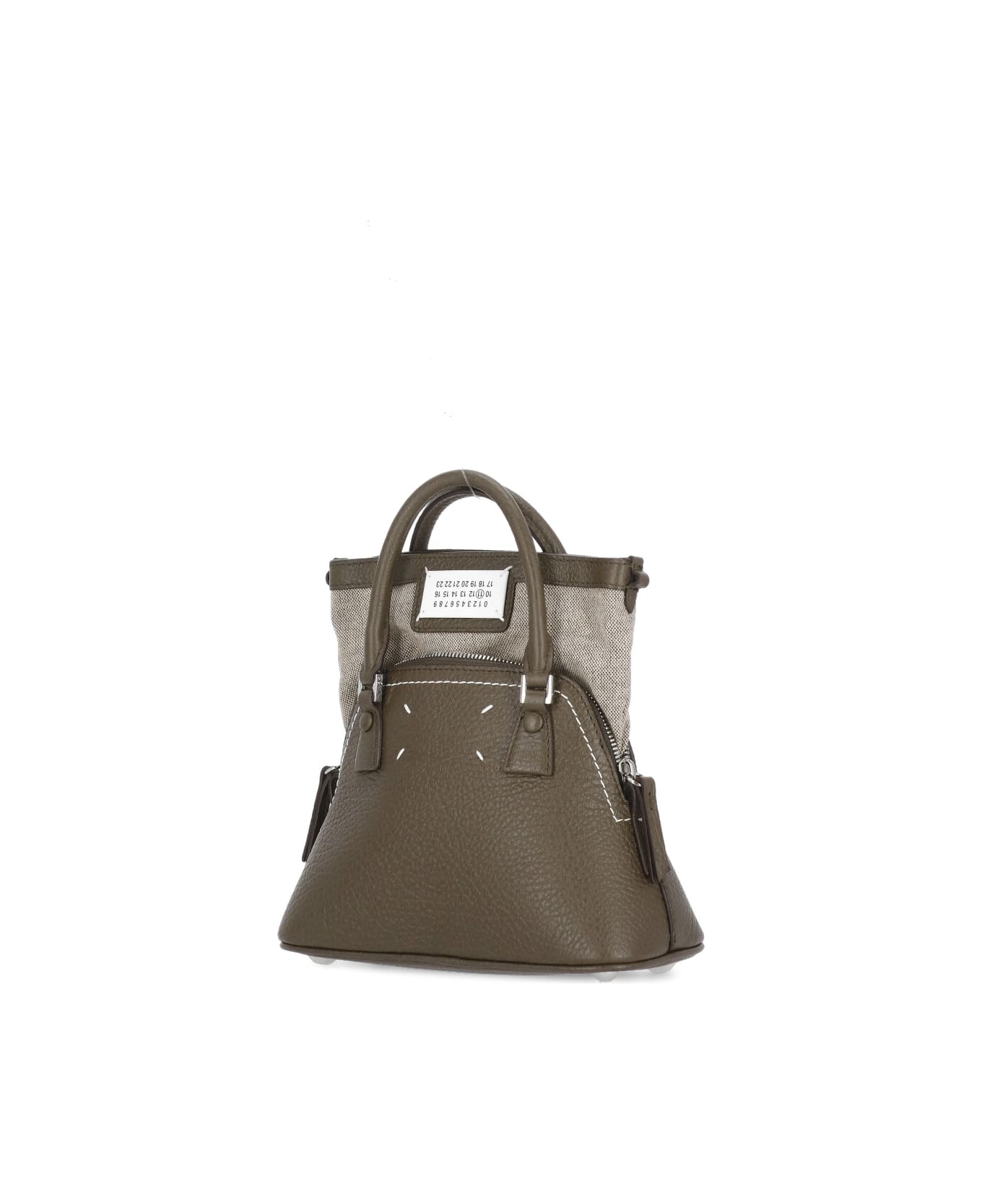 'sac' Brown Leather Bag - 4