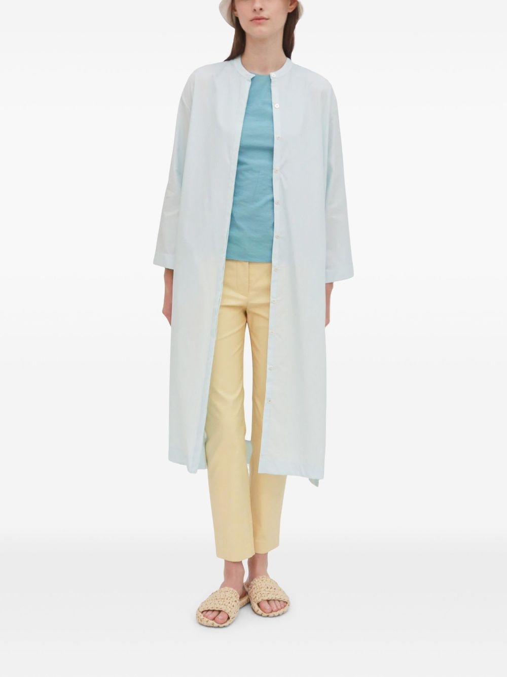 long-sleeved shirt dress - 3