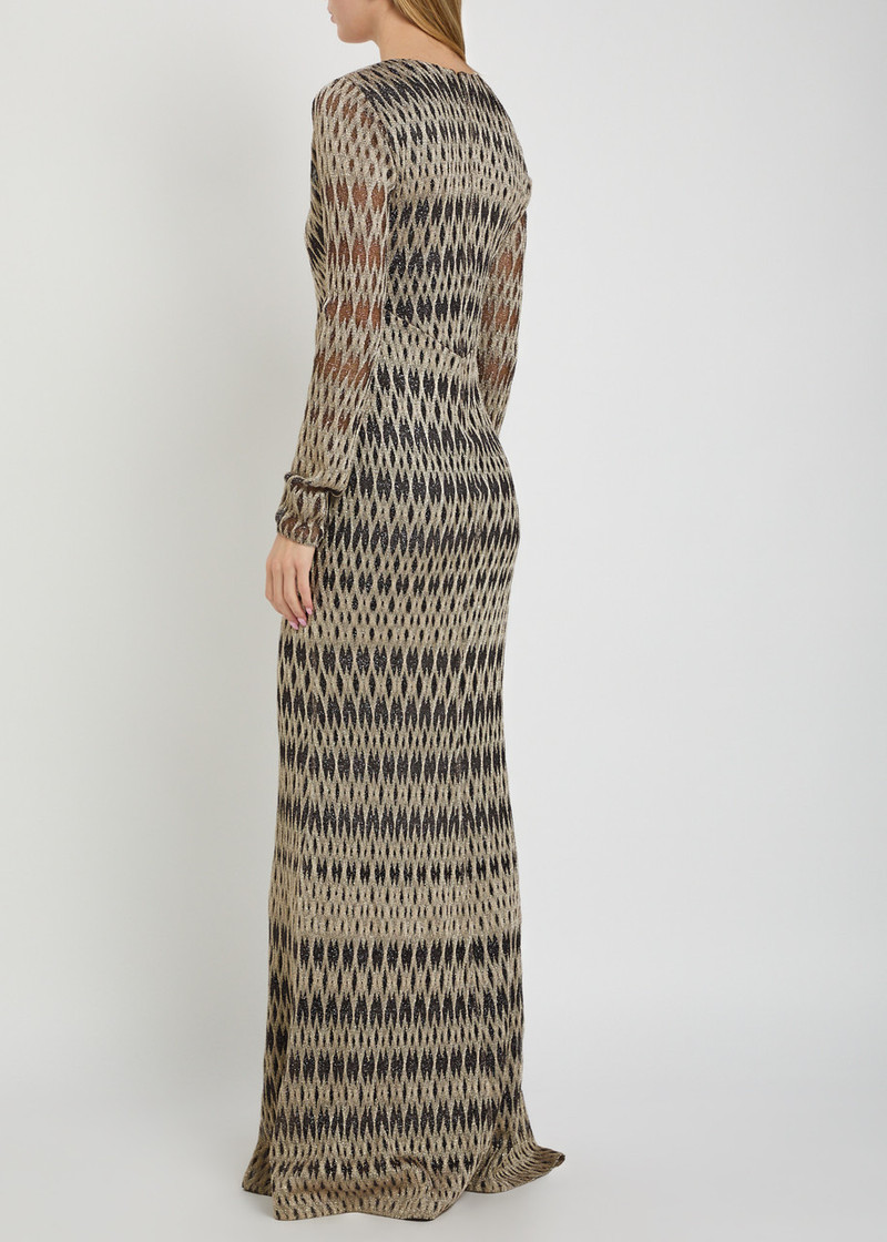 Missoni Patterned Fine-knit Maxi Dress 3