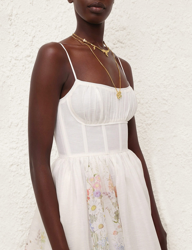 NATURA RUCHED MIDI DRESS 5