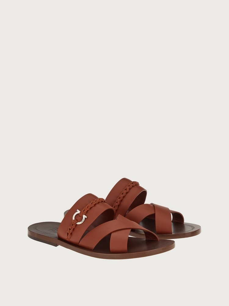 SANDAL WITH GANCINI ORNAMENT - 4