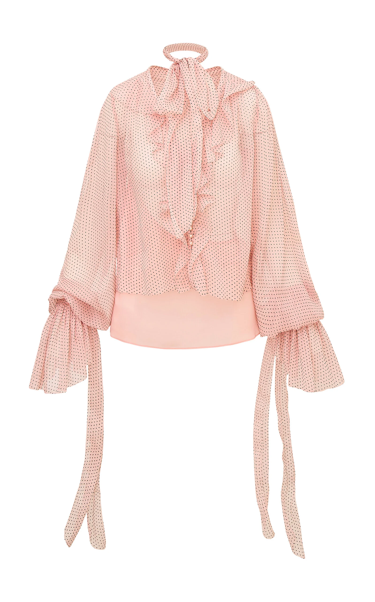 Linette Ruffled Chiffon Top light pink - 1