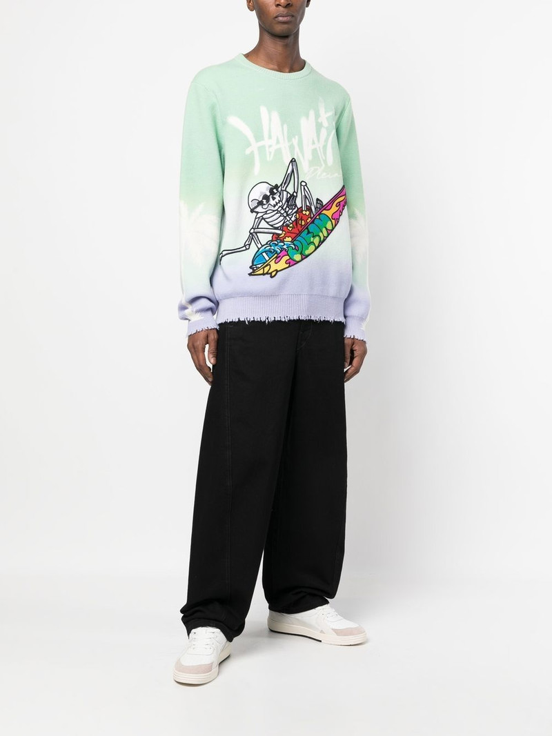 PHILIPP PLEIN Hawaii graphic-print jumper outlook