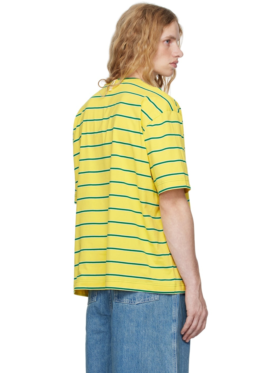 Yellow Striped Over T-shirt - 3