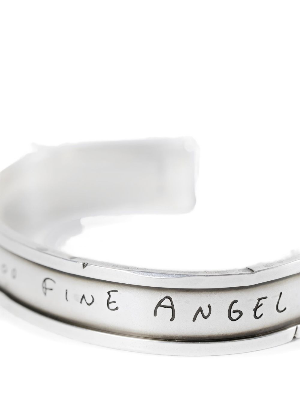 engraved silver bracelet - 3