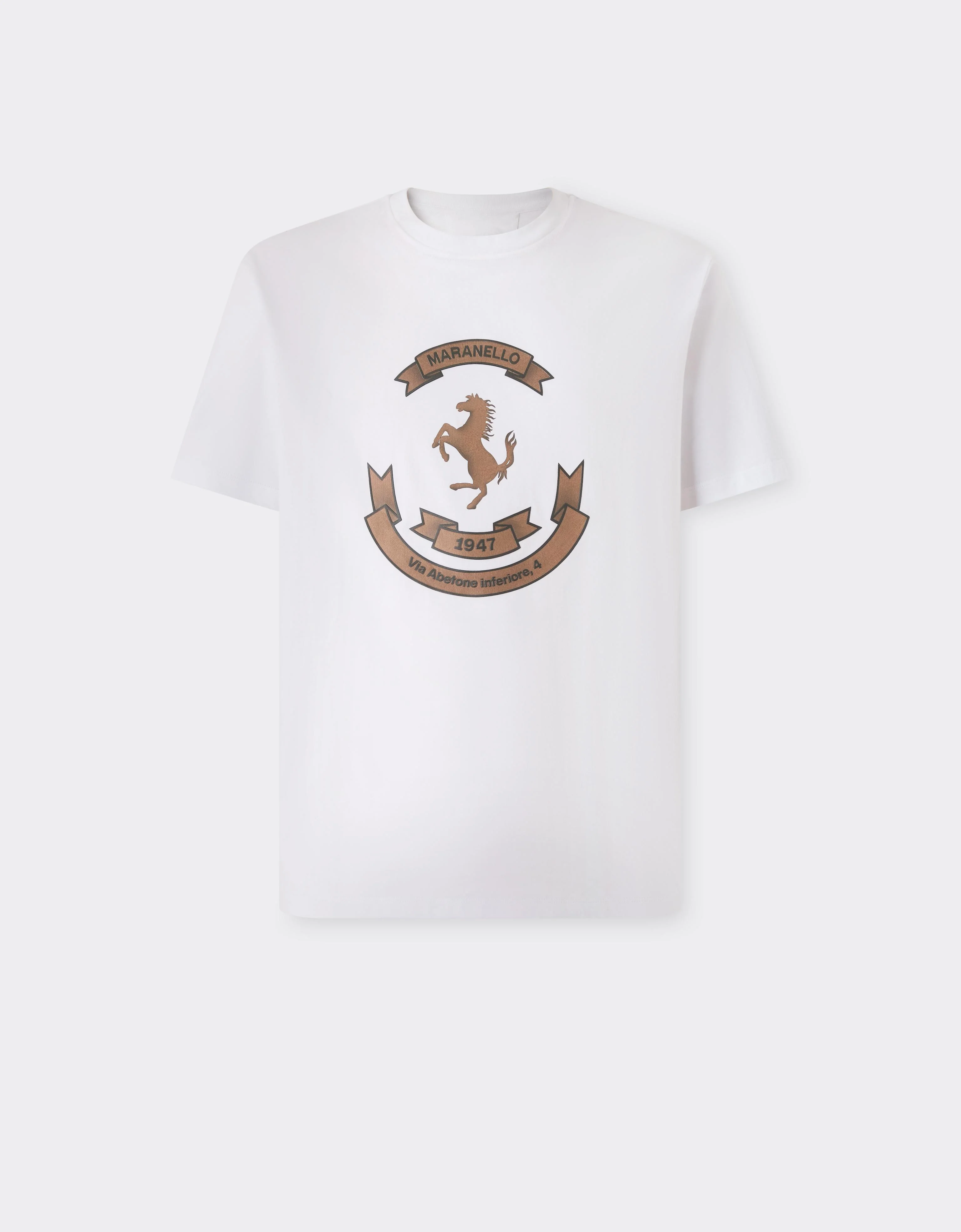 Cotton T-shirt with logo print - 1
