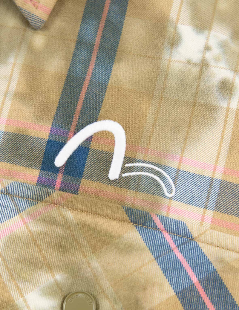 Tie-dyed Check Shirt 10