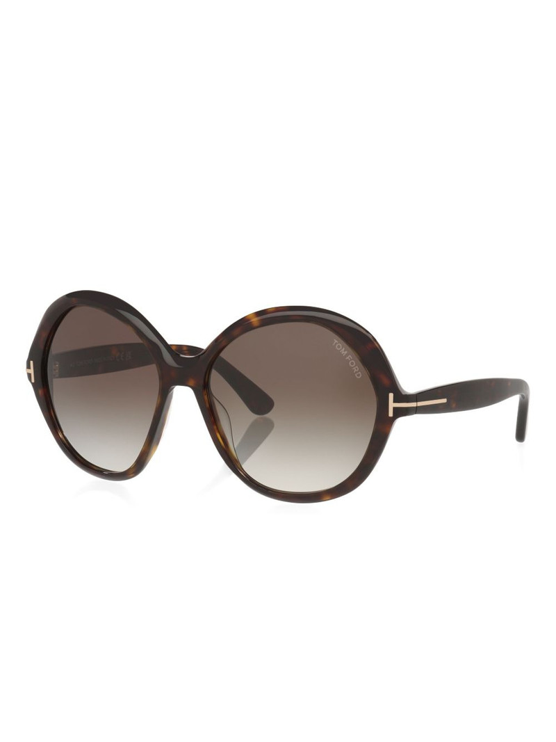 TOM FORD Annabelle round sunglasses outlook