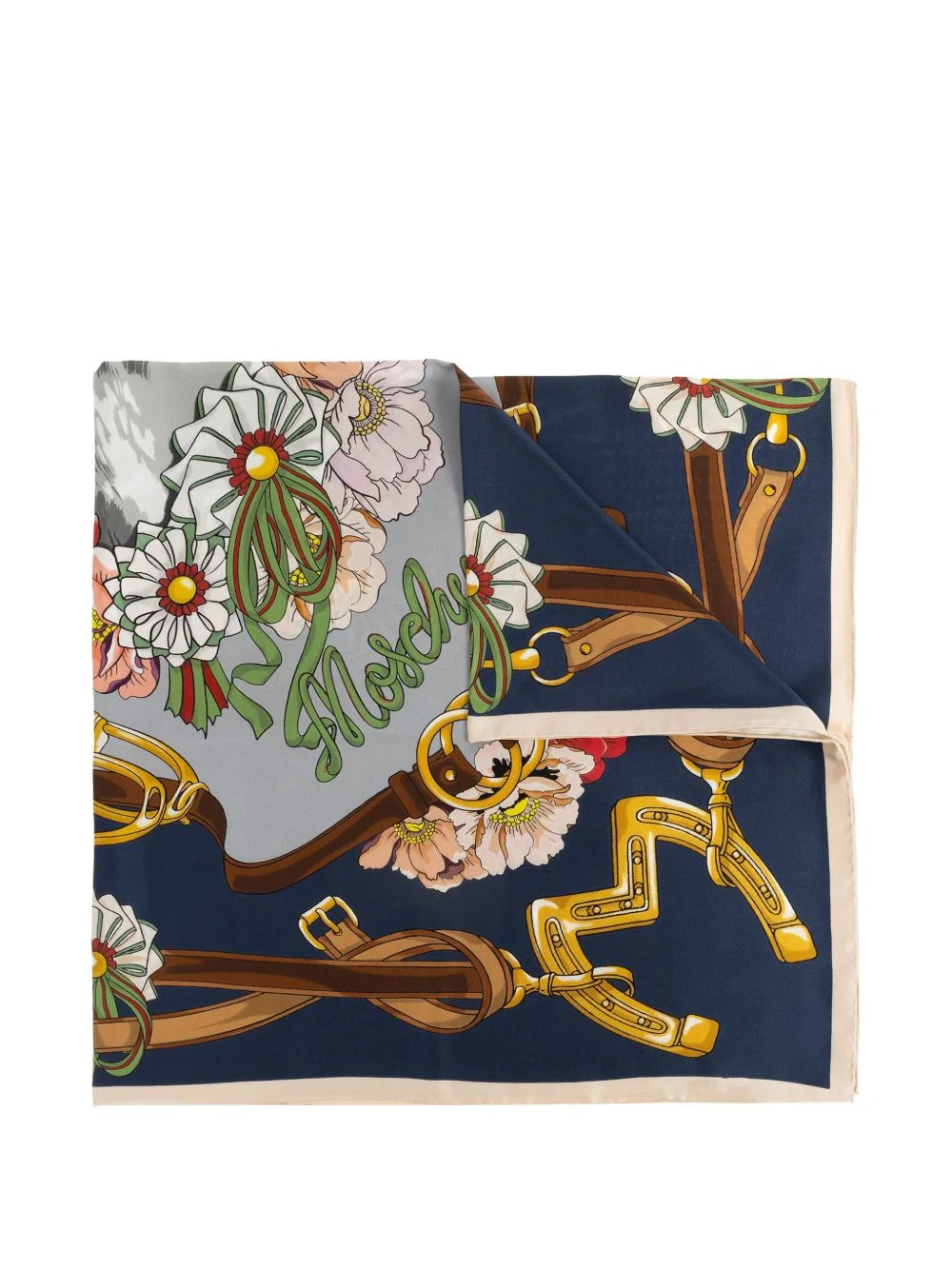 logo-detail scarf - 1