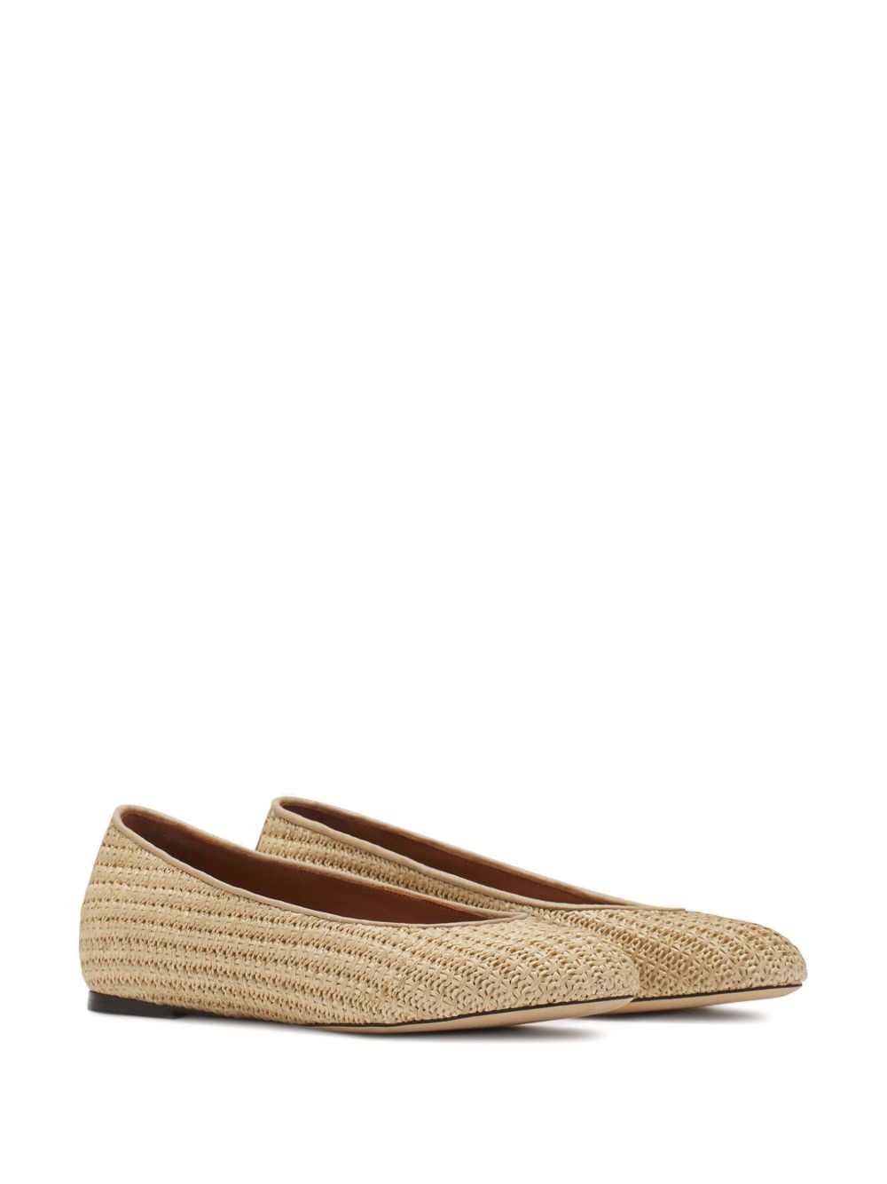 raffia ballet flats - 2