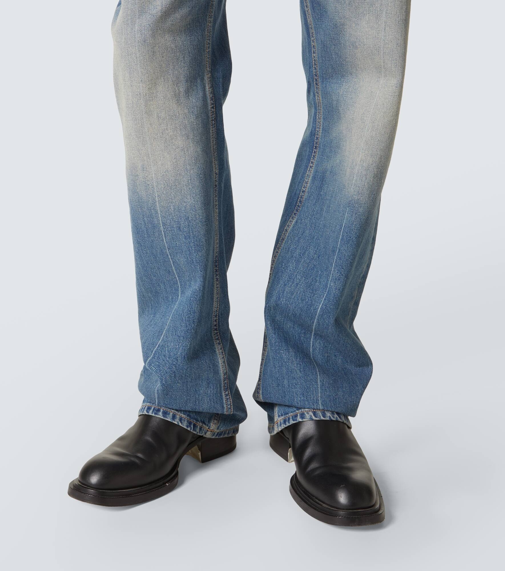 Faded straight jeans - 6