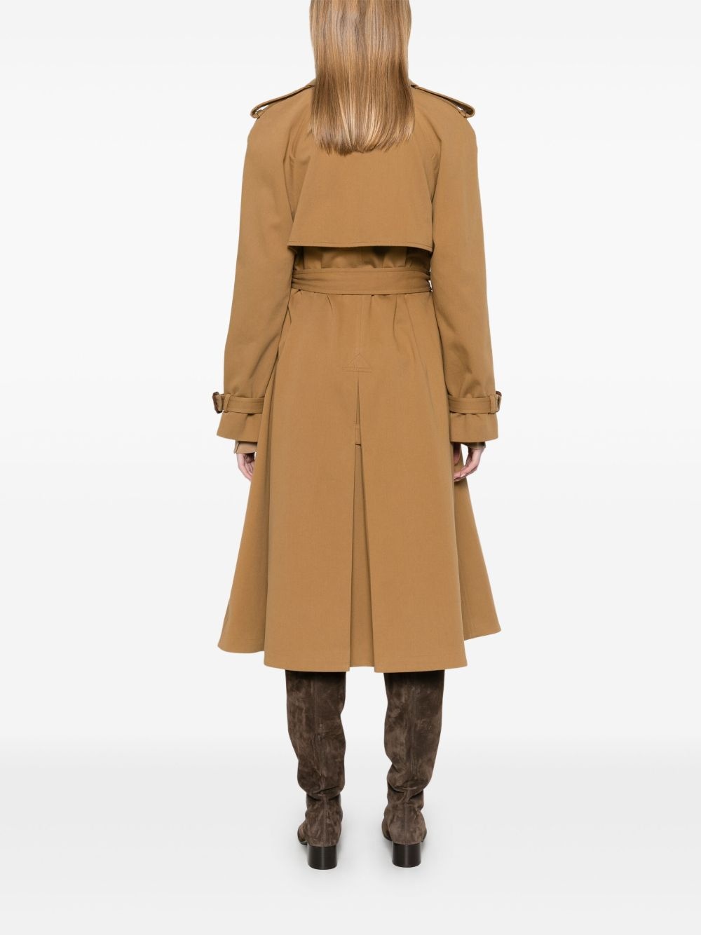 gabardine trench coat - 4