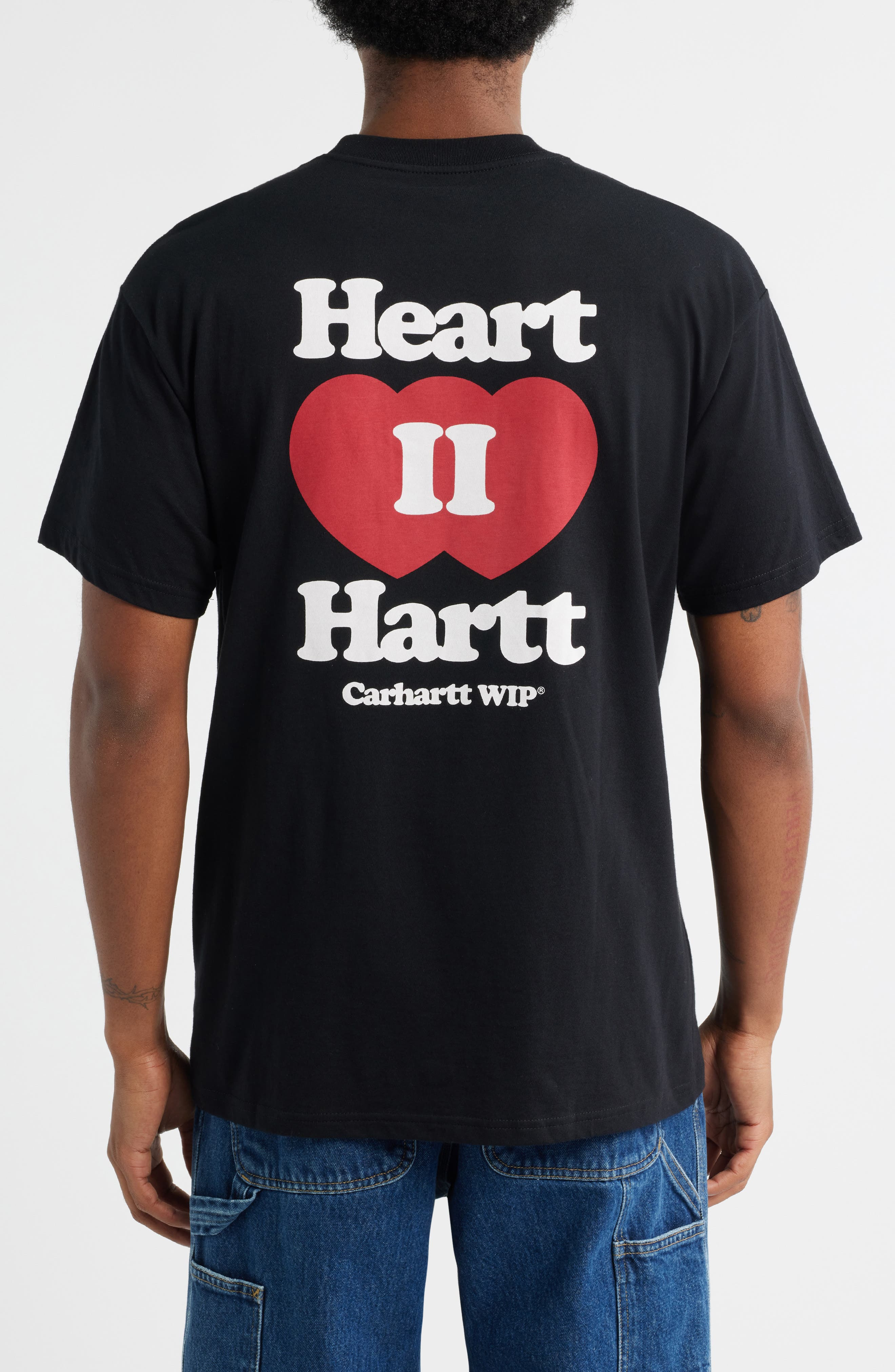 Carhartt Work In Progress Heart II Hartt Organic Cotton Graphic T-Shirt in Black at Nordstrom - 2
