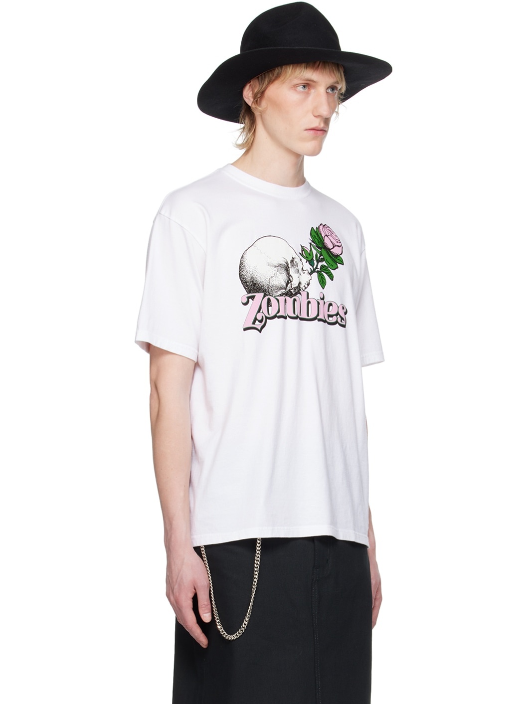 White Graphic T-Shirt - 2