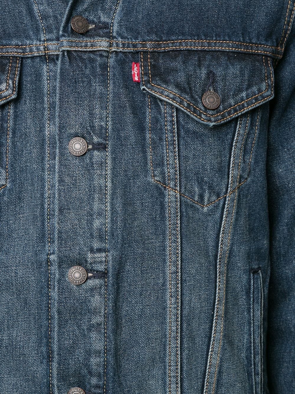 vintage-fit Trucker denim jacket - 5