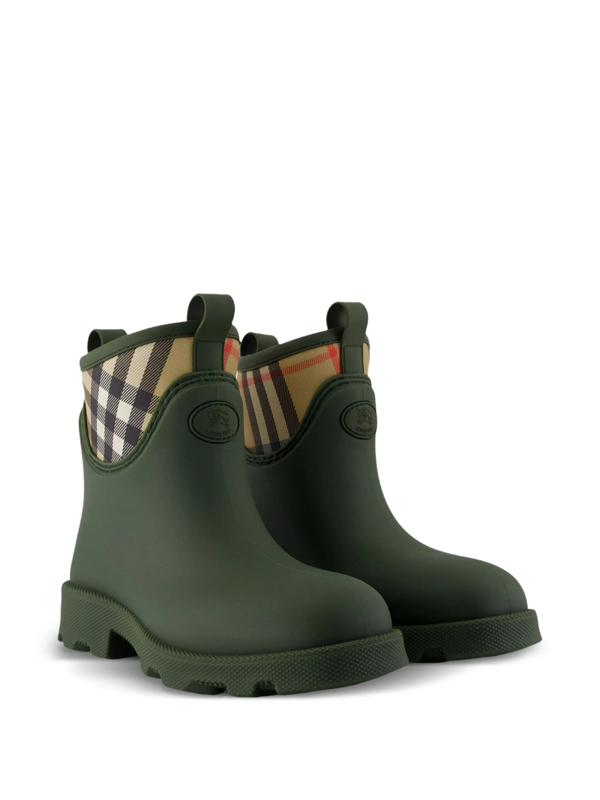 signature-check rain boots - 2