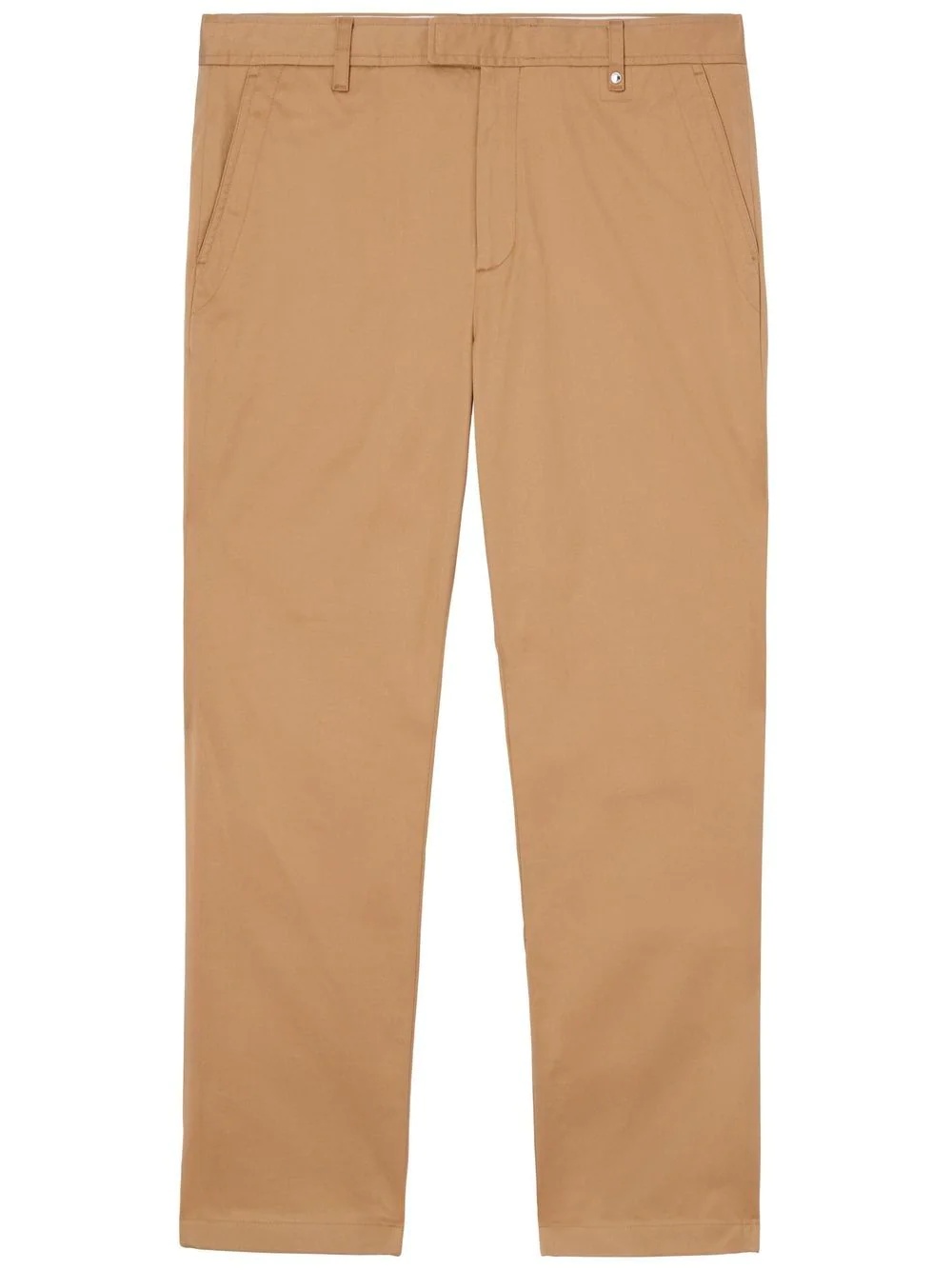 embroidered-logo tailored trousers - 1