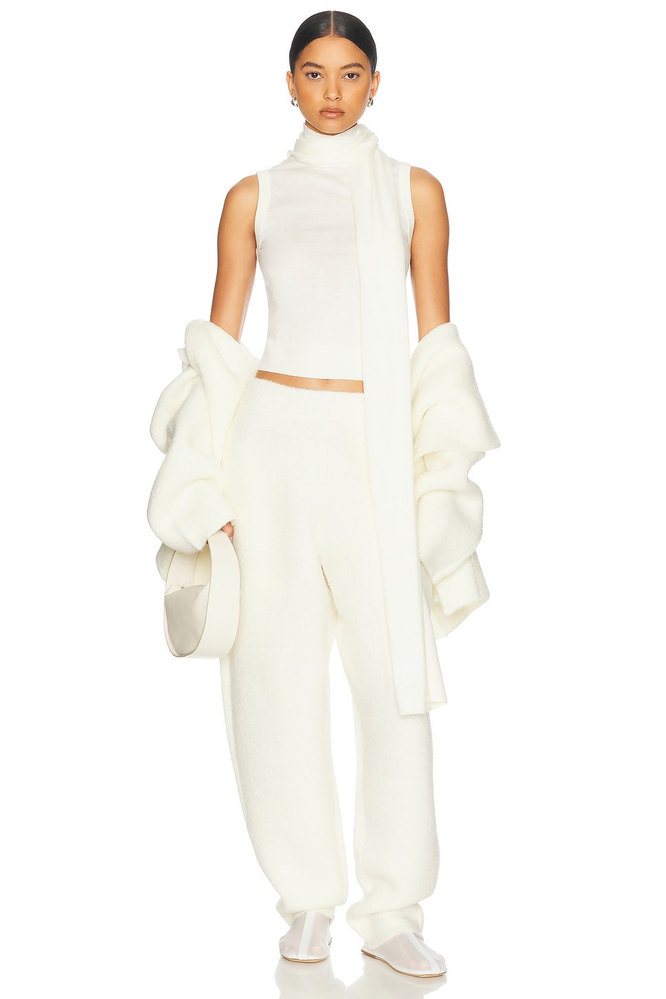 Charlee Knit Scarf Top - 4