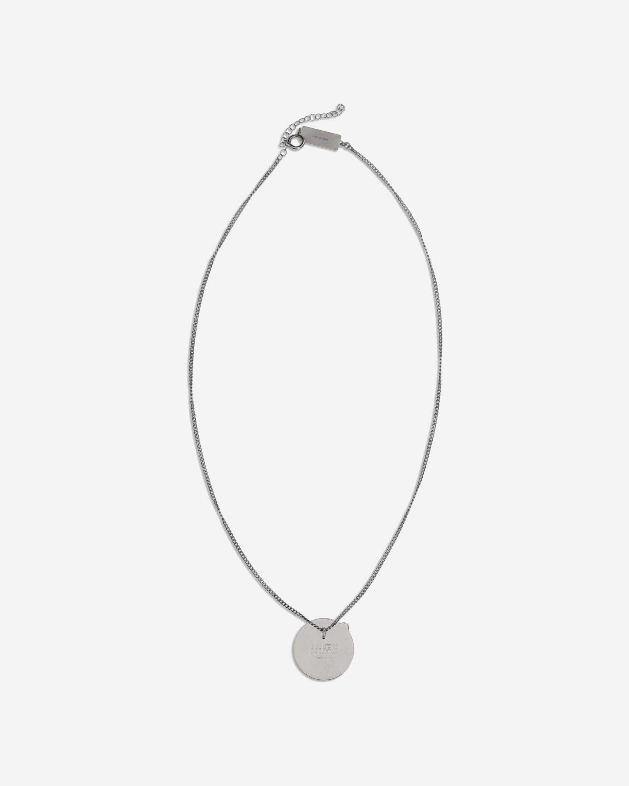 Necklace with round plaque - 2