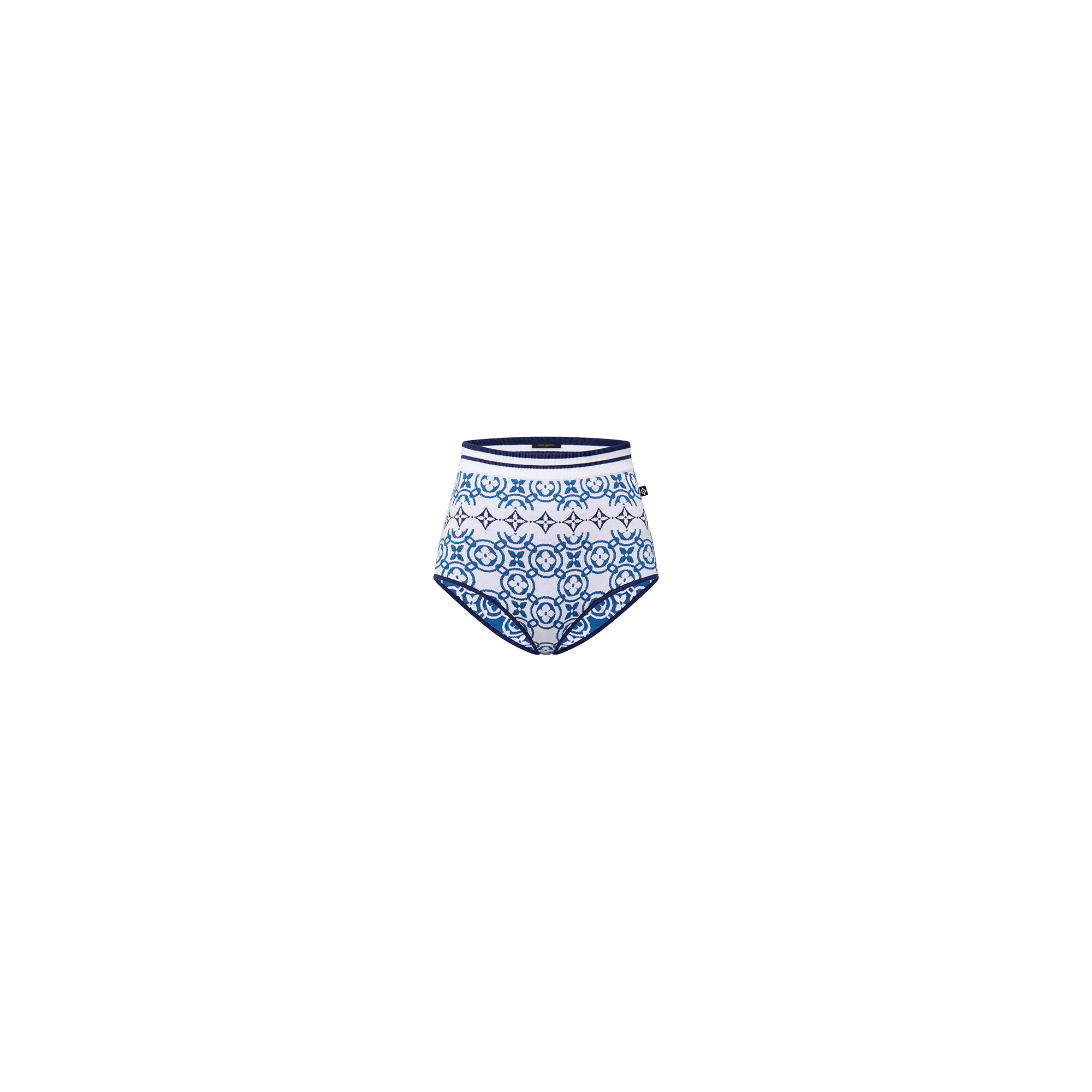 Monogram Flower Tile Jacquard Briefs - 1