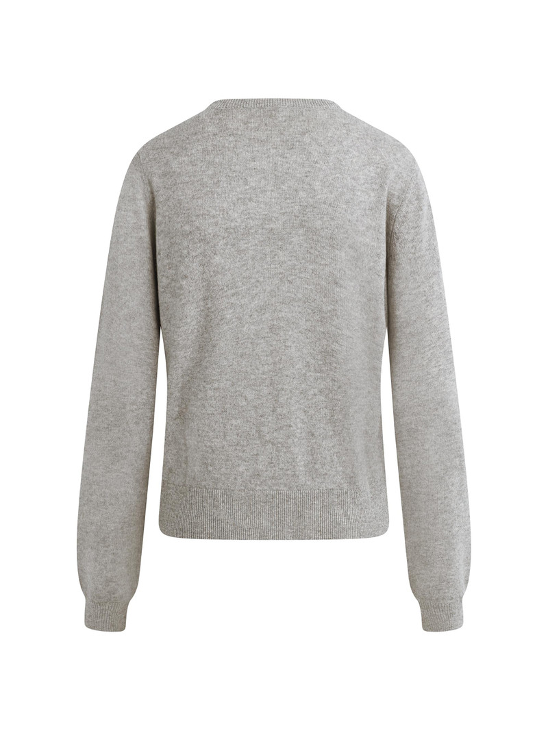 Women's The Favorite Cashmere Crewneck Sweater - Heather Grey 3