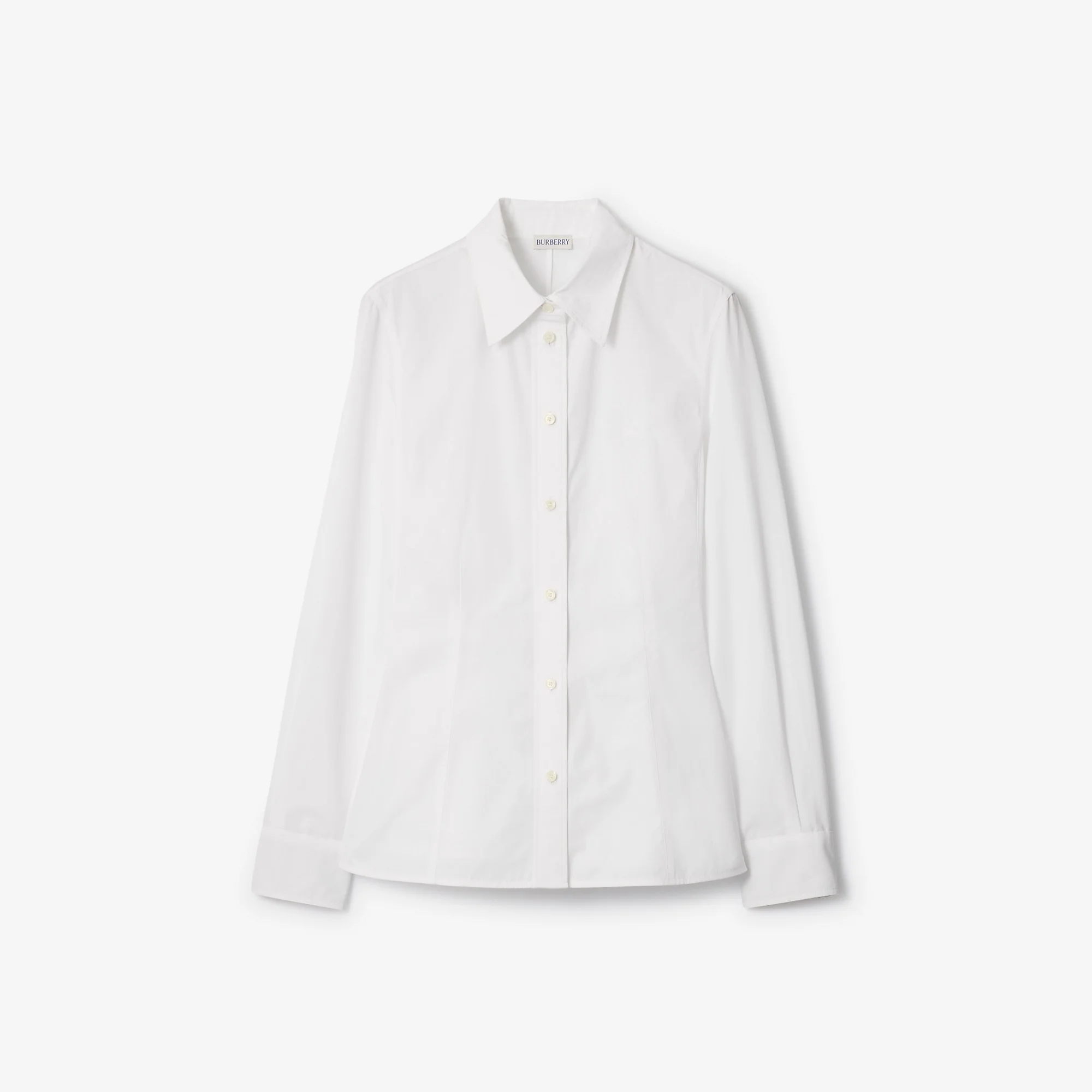 Slim Fit Cotton Poplin Shirt - 1