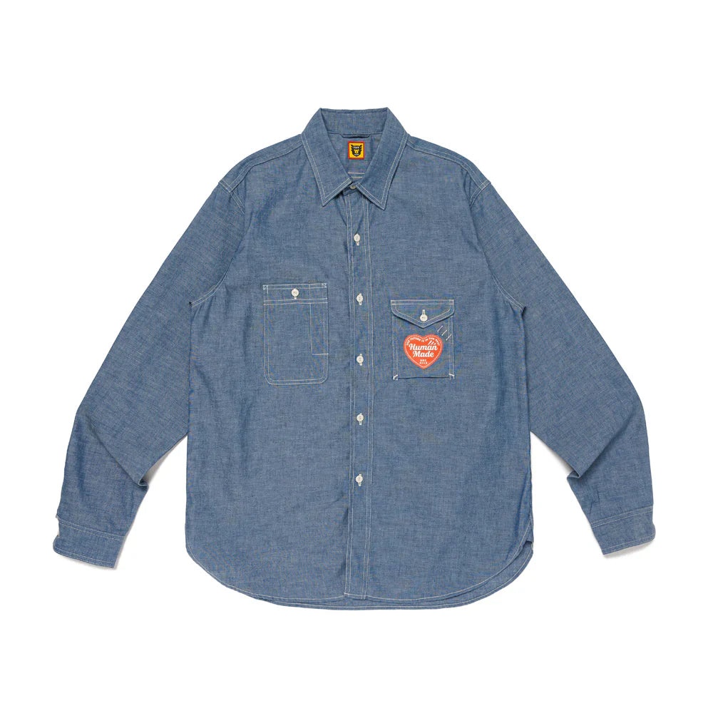 Human Made Chambray Work Shirt | club21 | REVERSIBLE