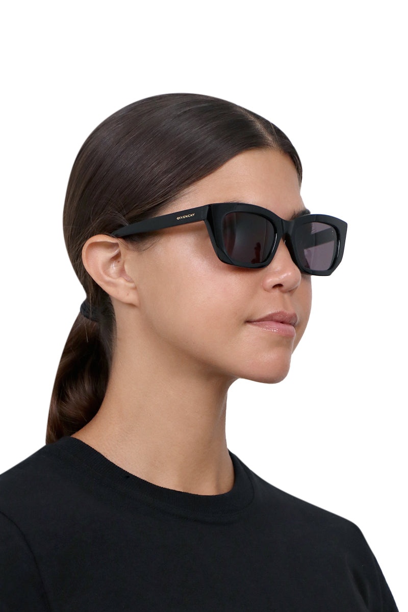 RECTANGLE SUNGLASSES | BLACK/BLACK - 2